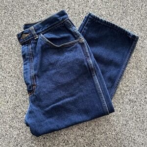 Vinatge Gitano Jeans Womens 23x30 High Rise Straight Cotton P.S. 8/9 Reg 80s 90s